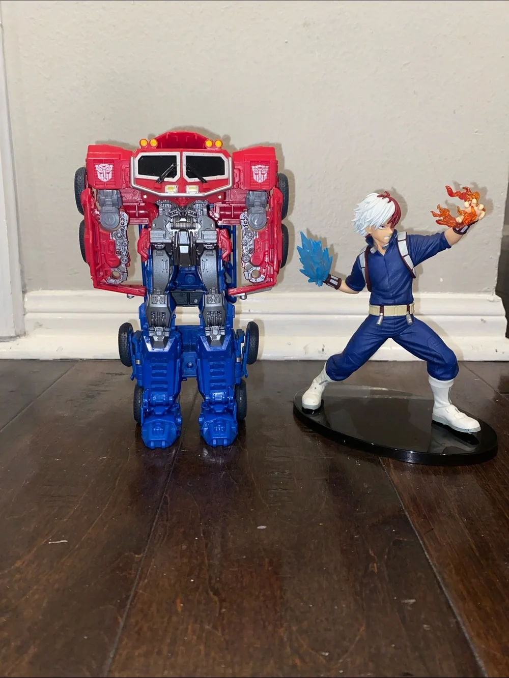 Red & Blue Robot Action Figure - Kids Toys
